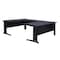 Regency Fusion U-Desk Shells, 96 D X 29 H, 66 W X Wood, Metal, Grey MUDS663042GY - alternate 1